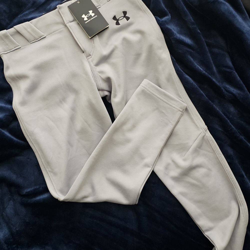 Under Armour Gray Performance Baseball Pants